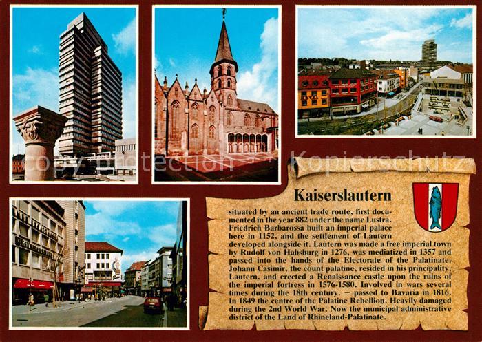 Kaiserslautern Rathaus Kirche Fackelrondel Eisenbahnstrasse