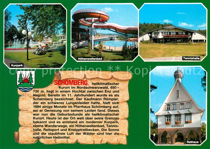 Schoemberg Schwarzwald Rathaus Tennishalle Hoehenwellenbad