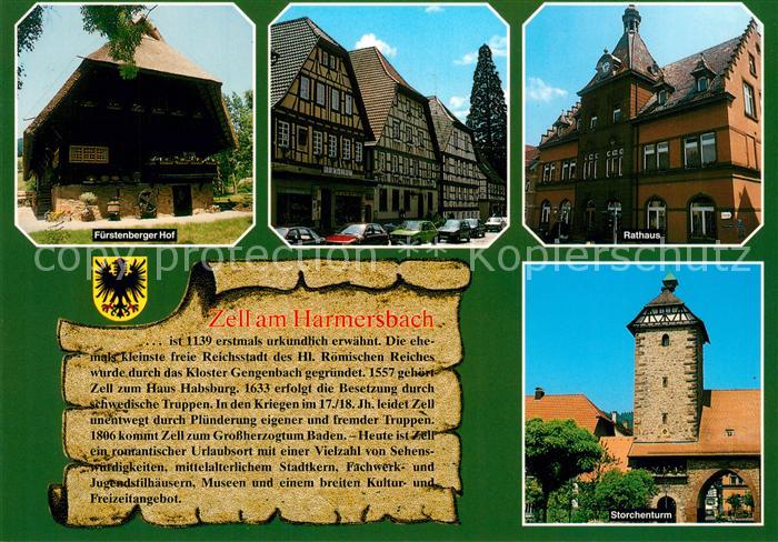 Zell Harmersbach Fuerstenberger Hof Rathaus Storchenturm