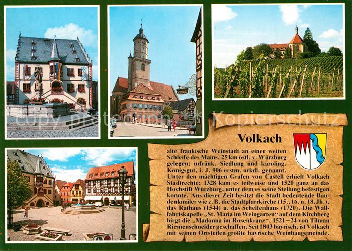 Volkach Kirche Marktplatz