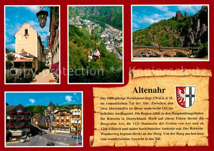 Altenahr Burg Bruecke Sesselbahn