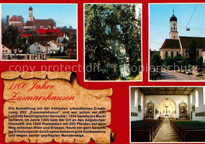 Zusmarshausen Kirche Inneres