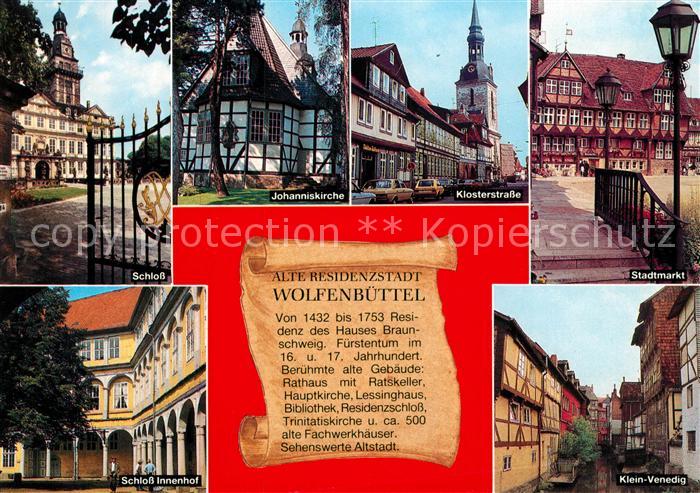 Wolfenbuettel Klosterstrassee Schloss Stadtmarkt