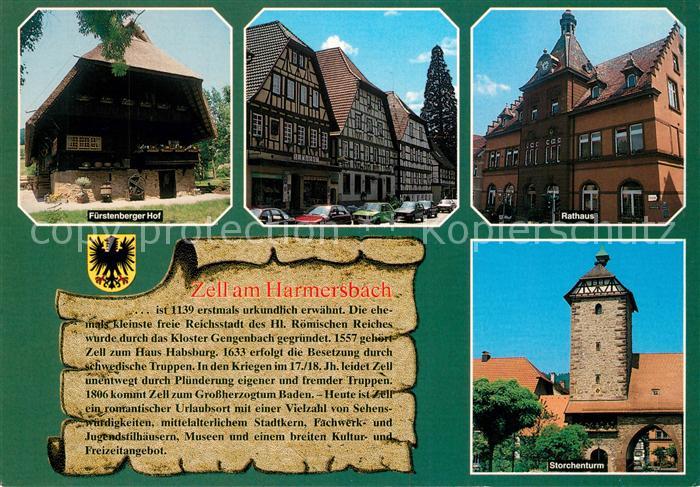 Zell Harmersbach Rathaus Storchenturm