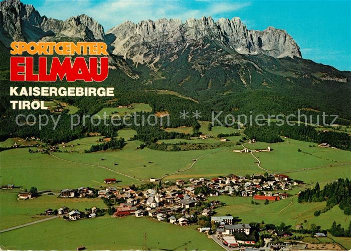 Ellmau Tirol Fliegeraufnahme Kaisergebirge