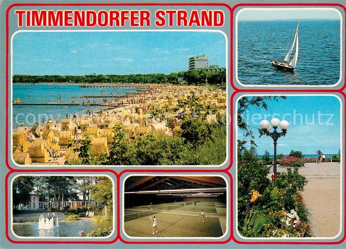 Timmendorfer Strand Segelboot Strand Tennishalle