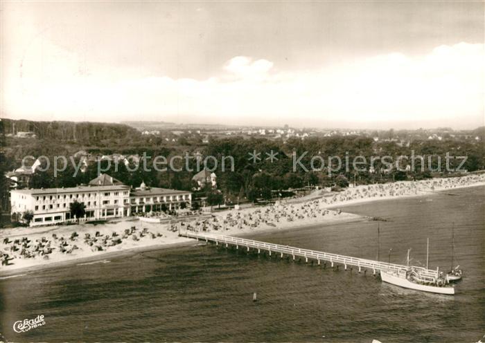 Timmendorfer Strand Fliegeraufnahme Kurhotel Seeschloesschen