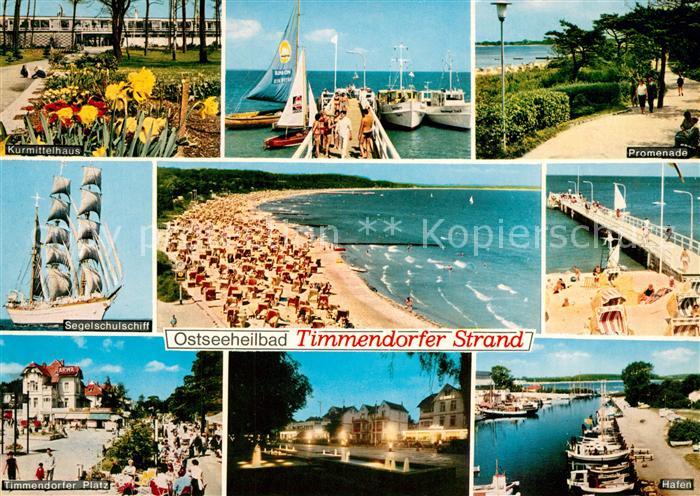 Timmendorfer Strand Segelschulschiff Hafen Kurmittelhaus