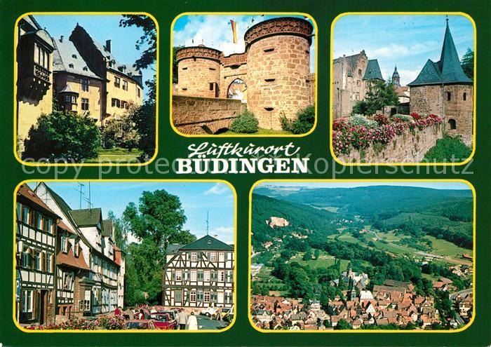 Buedingen Hessen Stadttore Stadtansichten Panorama