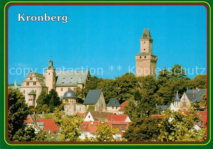 Kronberg Taunus Panorama Schloss Burgturm