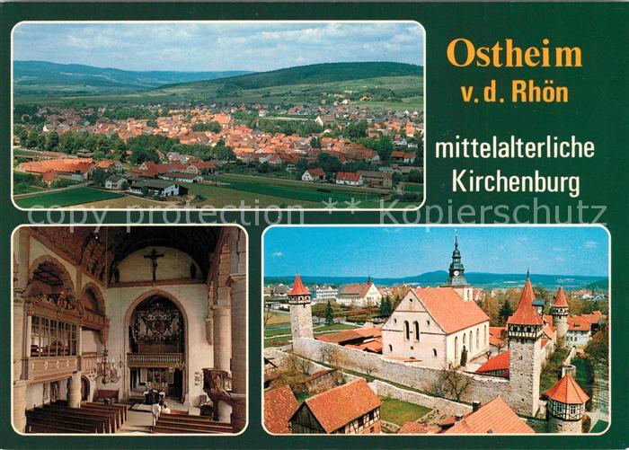 Ostheim Rhoen Kirchenburg Panorama