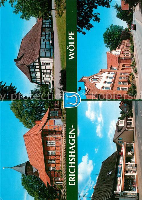 Erichshagen Woelpe Kirche Rathaus Stadtansichten