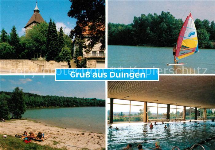 Duingen Strand Hallenbad Surfer Kirche