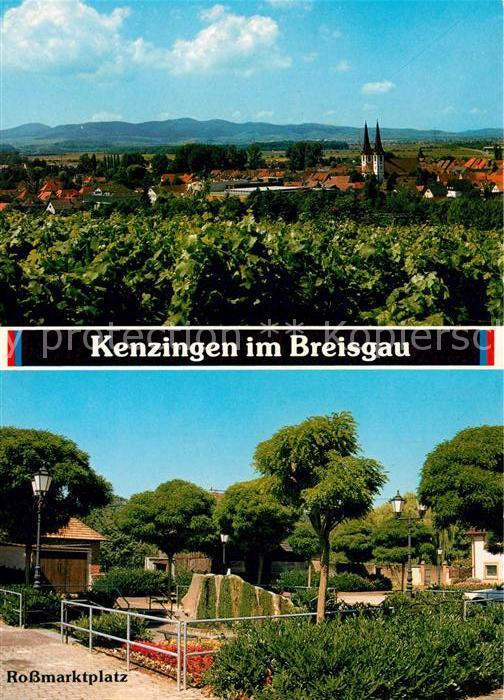 Kenzingen Panorama Rossmarktplatz