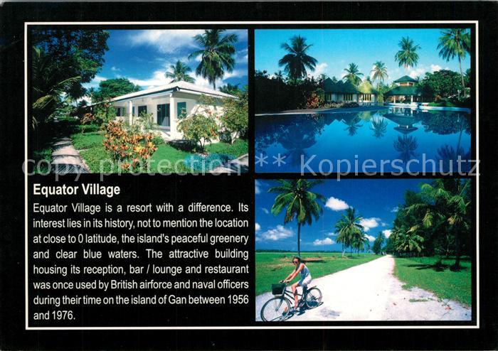 Malediven Gan Addu Atoll Equator Village