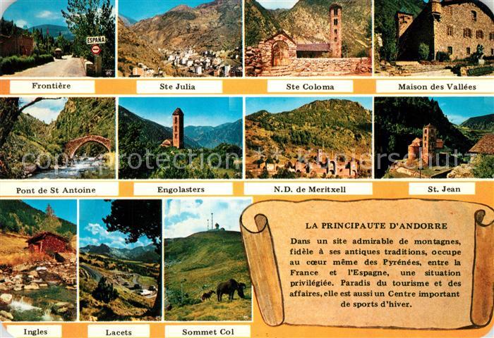 Andorra La Vella Frontiere Saint Julia Coloma Anoine Jean Ingles Laceta Maison d