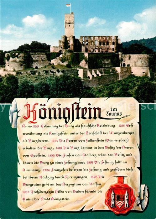 Koenigstein Taunus Burgruine