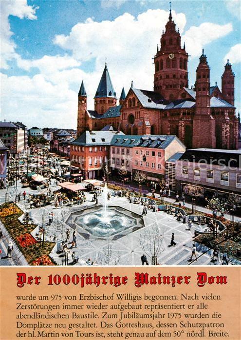 Mainz Rhein Dom Fontaine