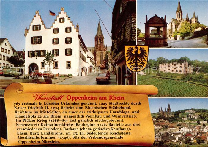 Oppenheim Kirche Panorama Rathaus