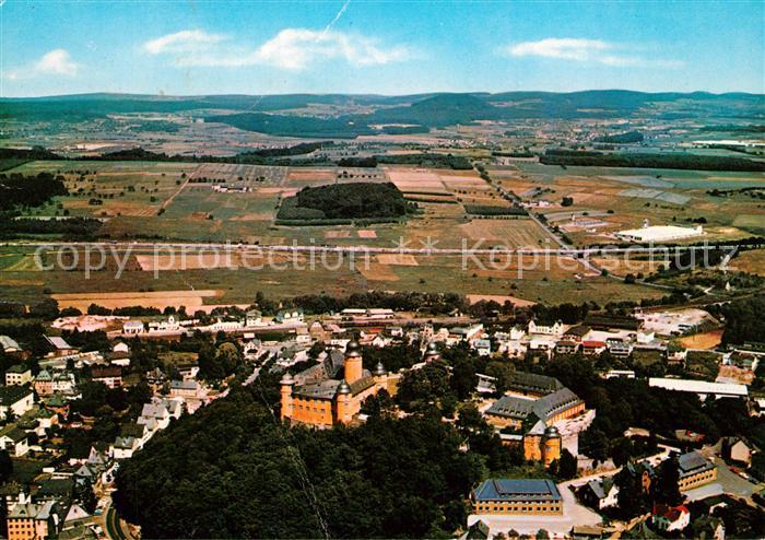 Montabaur Westerwald Fliegeraufnahme Schloss