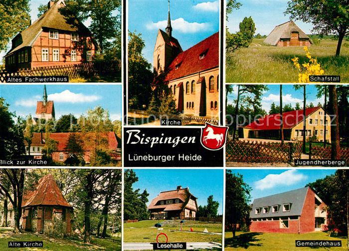 Bispingen Jugendherberge Kirche Fachwerk Gemeindehaus Schafstall