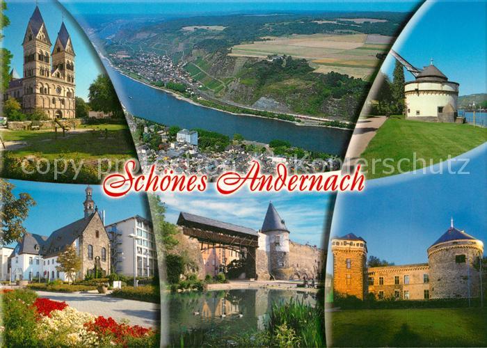 Andernach Schloss Burg Kirche