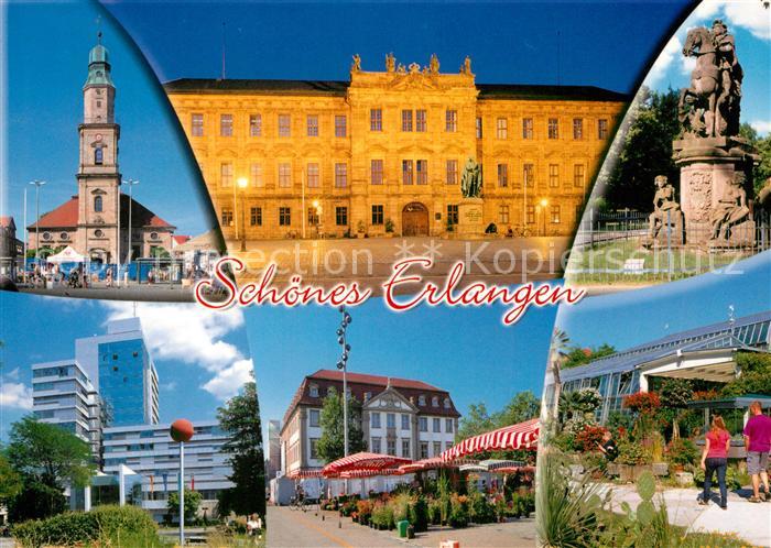 Erlangen Residenz Rathaus Denkmal Gaertnerei Cafe