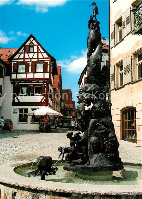 Riedlingen Wuerttemberg Brunnen Narrenzunft Gole