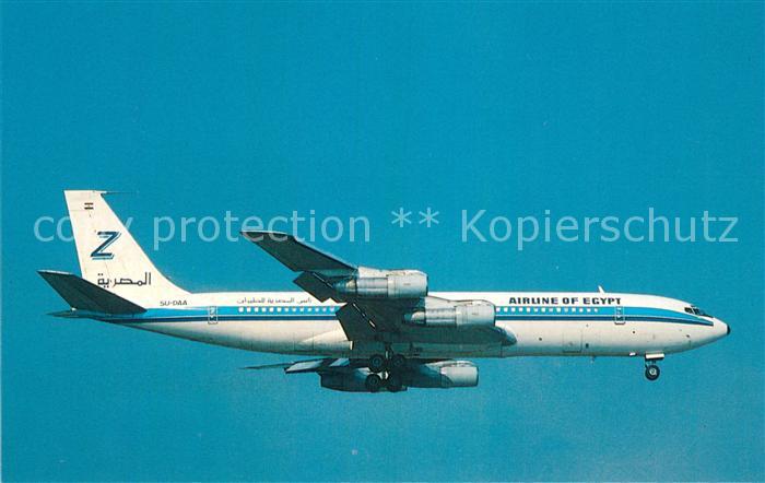 Flugzeuge Zivil ZAS Airline of Egypt Boeing 707-328C SU