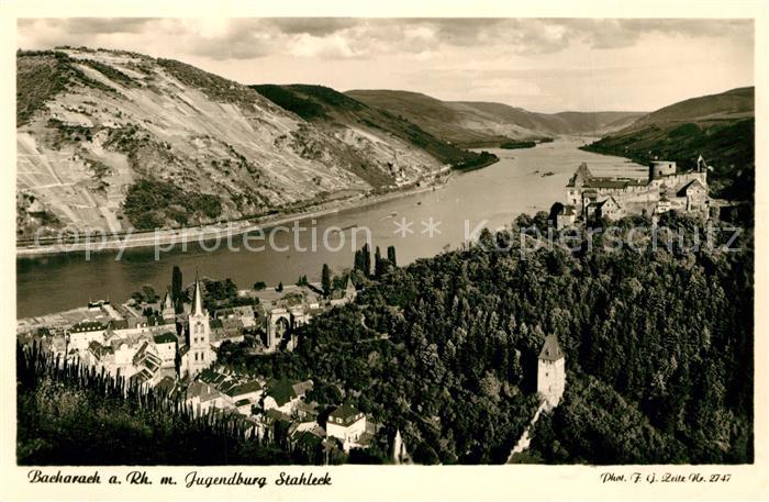 Foto Zeitz F.G. Nr. 2747 Bacharach Jugendburg Stahleck