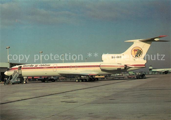 Flugzeuge Zivil Egyptair EAH85 Tupolev TU-154