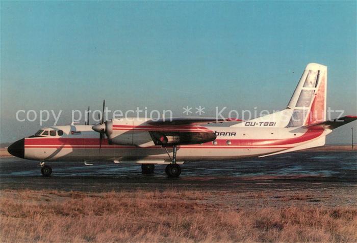 Flugzeuge Zivil Cubana Antonov AN-24 EAH92