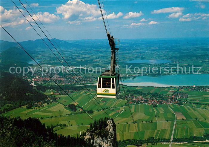 Seilbahn Tegelberg Fuessen Schwangau Weissensee Hopfen Forggensee