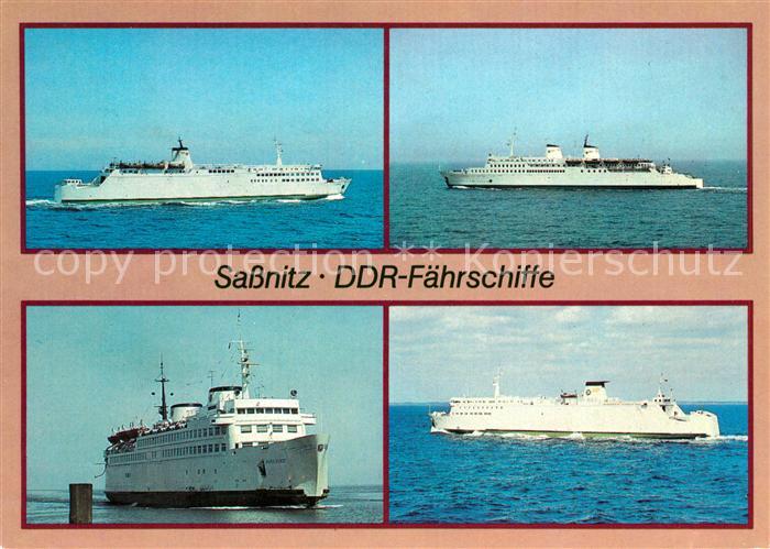 Faehre Ferry Bac Traghetto-- Faehrschiffe Sassnitz Ruegen Warnemuende Rostock