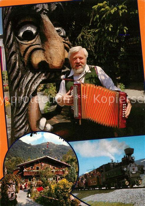 Handharmonika Wurzenmax Studio Alte Muehle Ramsau Zillertal Tirol Autogramm