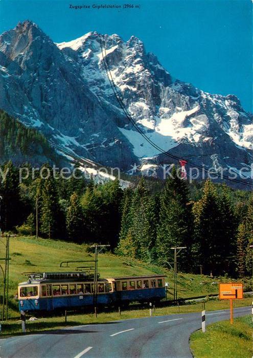 Zahnradbahn Bayrische Zugspitzbahn Zugspitzgipfel Eibsee-Seilbahn