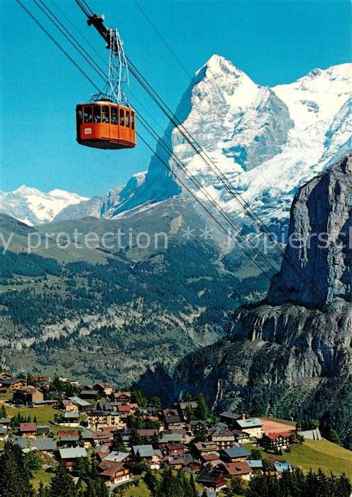 Seilbahn Schilthorn Muerren Wetterhorn Eiger