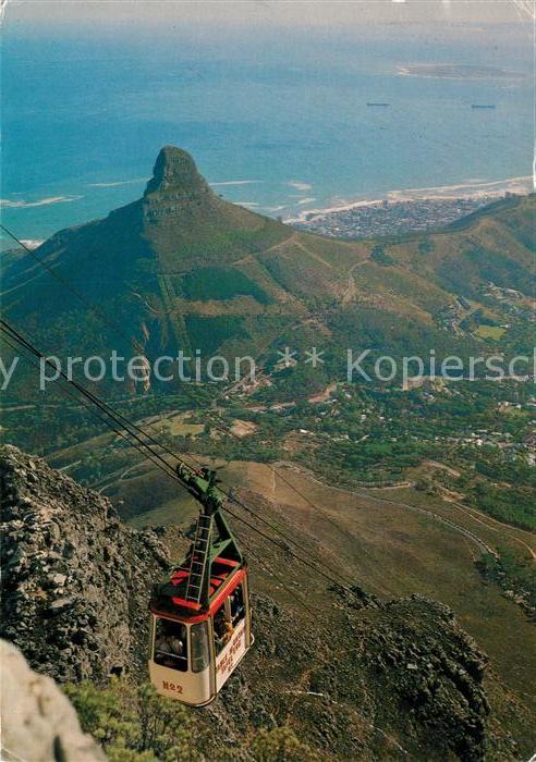 Seilbahn Lion's Head Robben Island Table Mountain