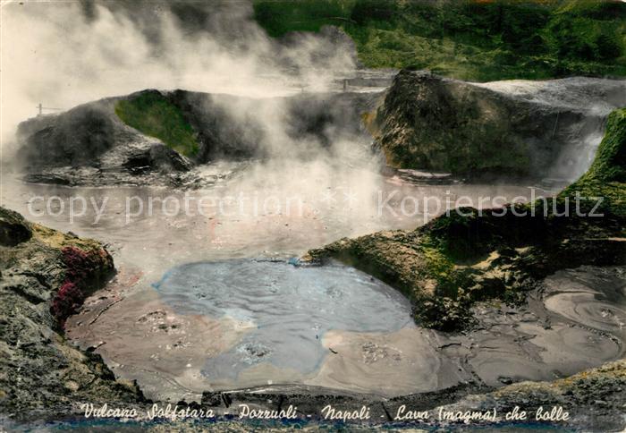 Vulkane Geysire Vulcans Geysers Solfatara Pozzuoli Napoli Lava