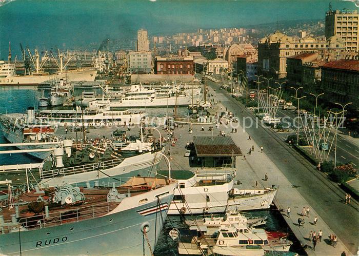 Schiffe Ships Navires Rijeka Hafen