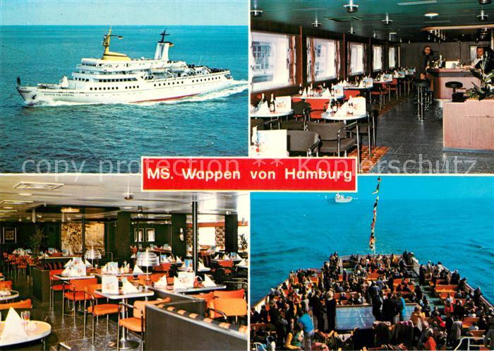 Schiffe Ships Navires MS Wappen von Hamburg