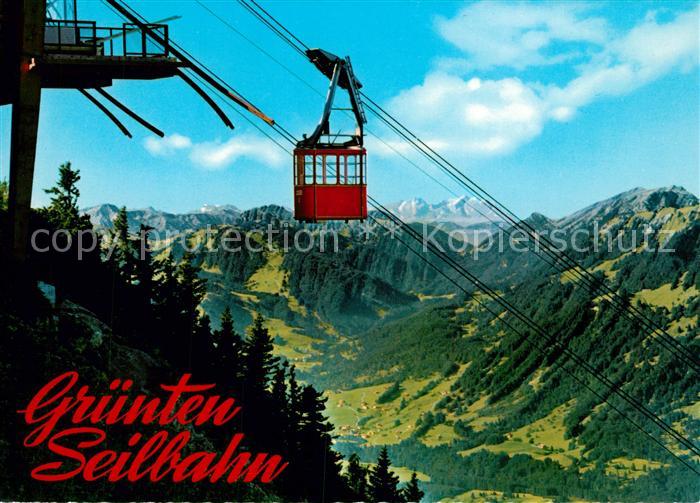 Seilbahn Gruenten Hoernergruppe Altmann Saentis Stuibenkette