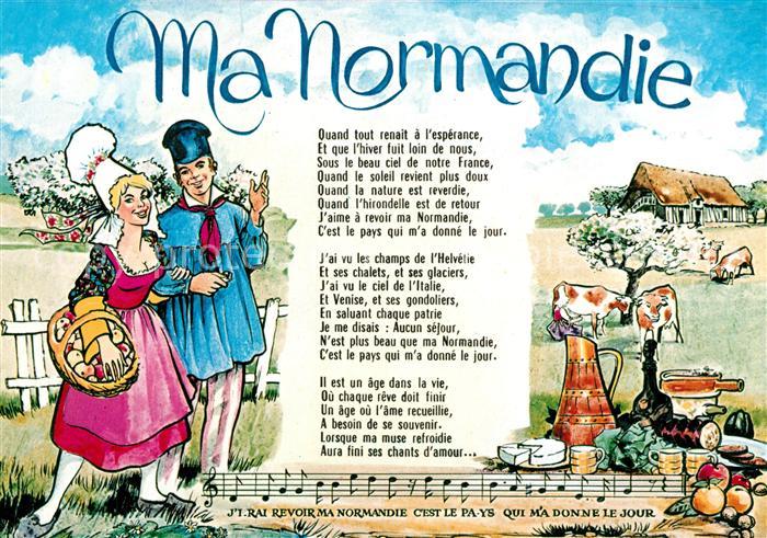 Liederkarte Ma Normandie Frederic Berat