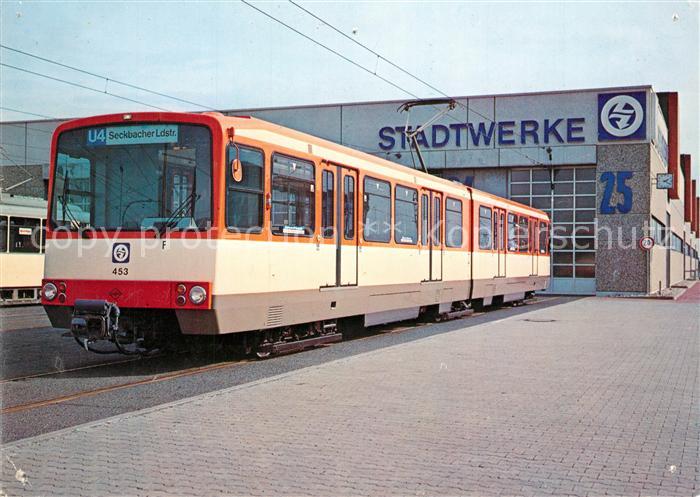 Strassenbahn Stadtbahn-Gelenktriebwagen Typ U3 Stadtwerke Frankfurt am Main