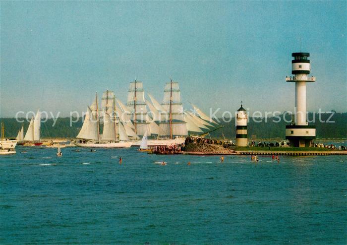 Segelschiffe Windjammern Kiel Friedrichsorter Leuchtturm