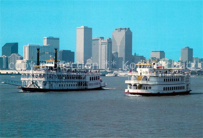 Dampfer Schaufelrad New Orleans Paddlewheels Creole Queen Cajun Queen