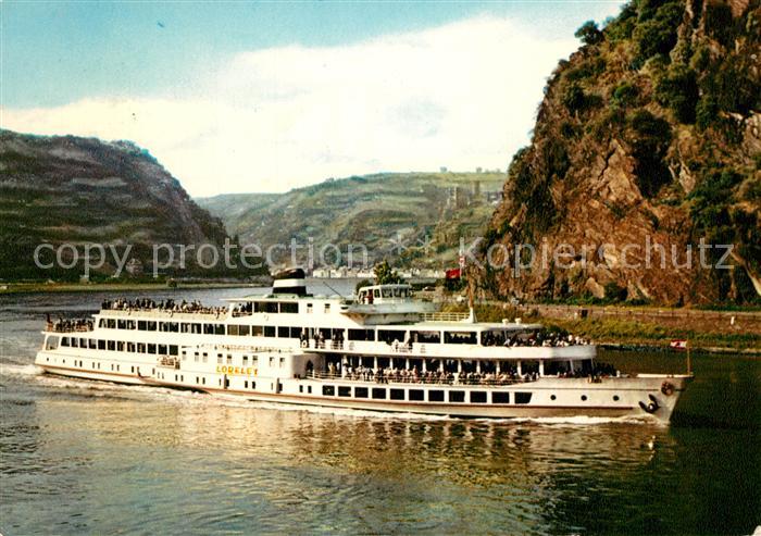 Motorschiffe M.S. Loreley Koeln-Duesseldorfer-Rheinschifffahrt