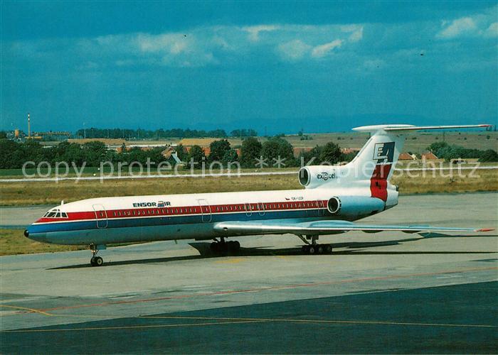 Flugzeuge Zivil Ensor Air Tu-154B-2 OK-LCP