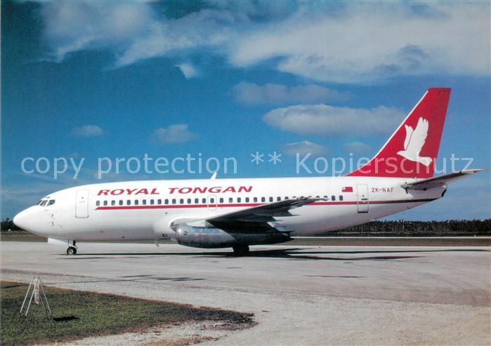 Flugzeuge Zivil Royal Tongan B-737-2Y5 ZK-NAF c/n 23038
