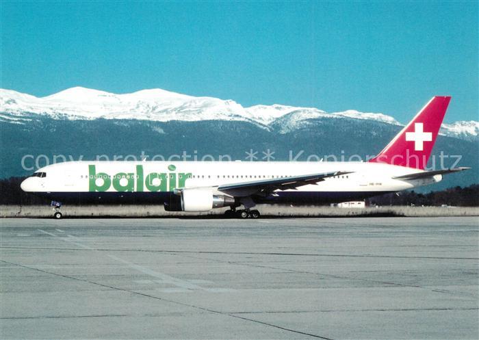 Flugzeuge Zivil Balair Boeing 767-3G5 HB-IHW cn 30565